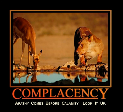 Complacency America, Complacency